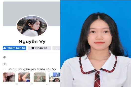 Nữ sinh Nguyễn Vy vú căng tròn